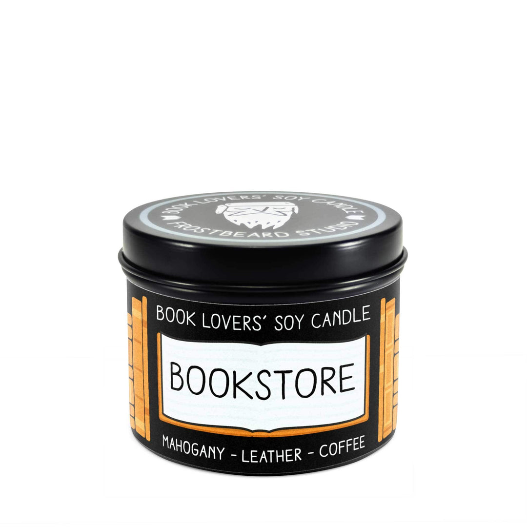Bookstore - 4 oz Tin - 4 oz Tin - Frostbeard Studio