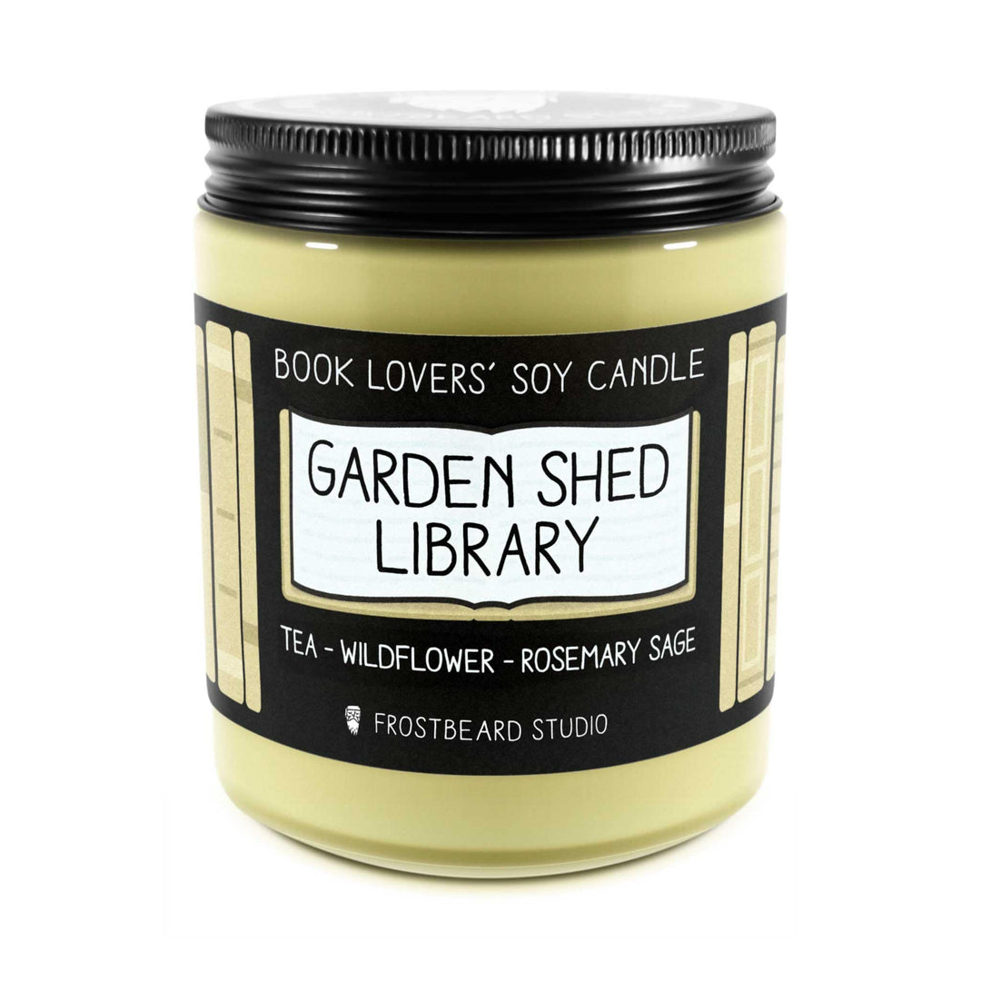 Garden Shed Library - 8 oz Jar - 8 oz Jar - Frostbeard Studio