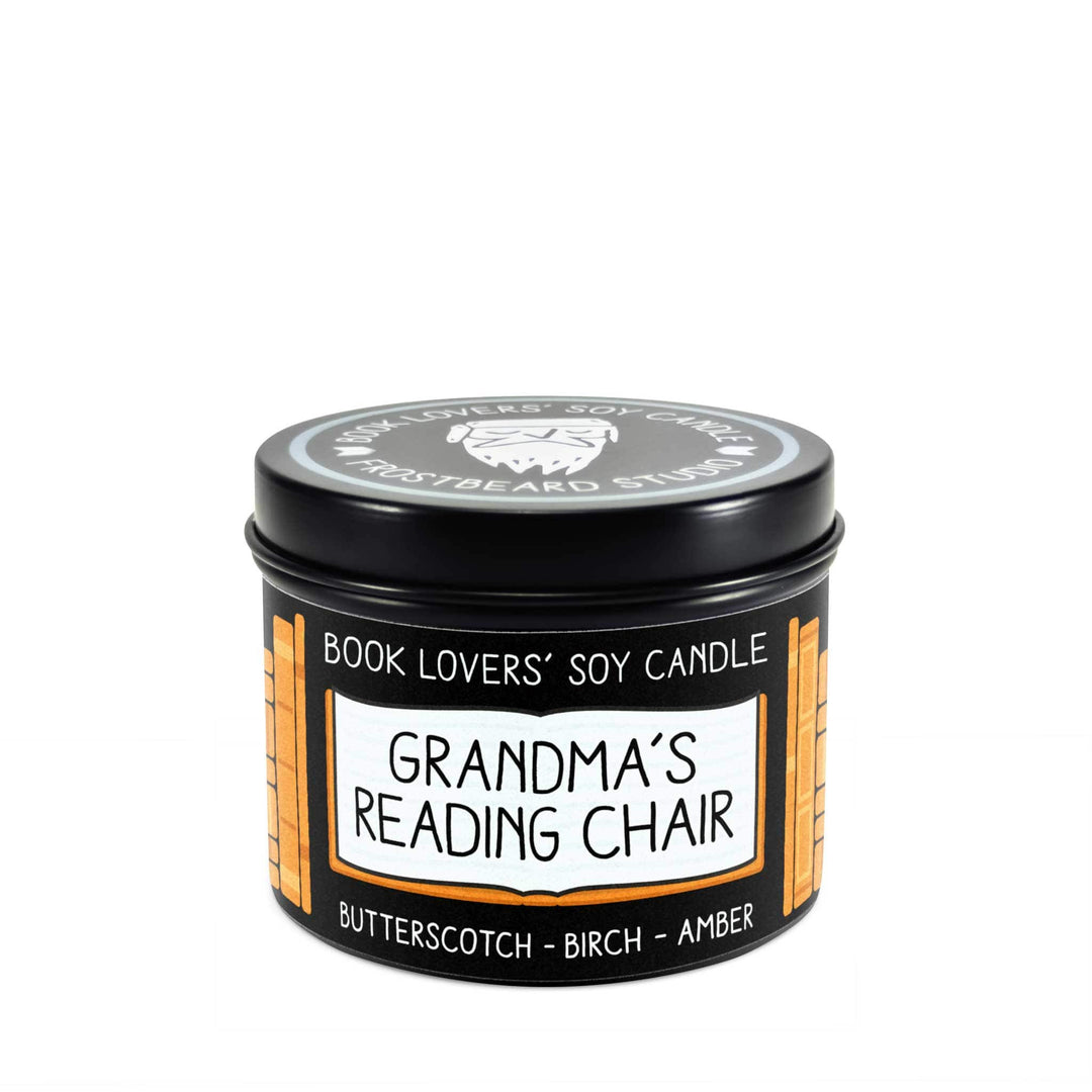 Grandma's Reading Chair - 4 oz Tin - 4 oz Tin - Frostbeard Studio