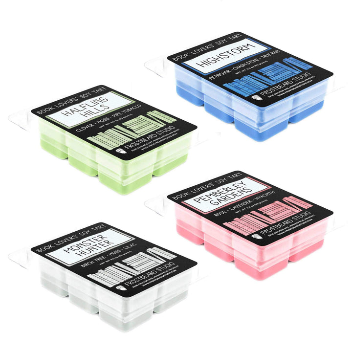 Spring Seasonal Pack  -  Wax Melt  -  Book Lovers' Soy Candle  -  Frostbeard Studio