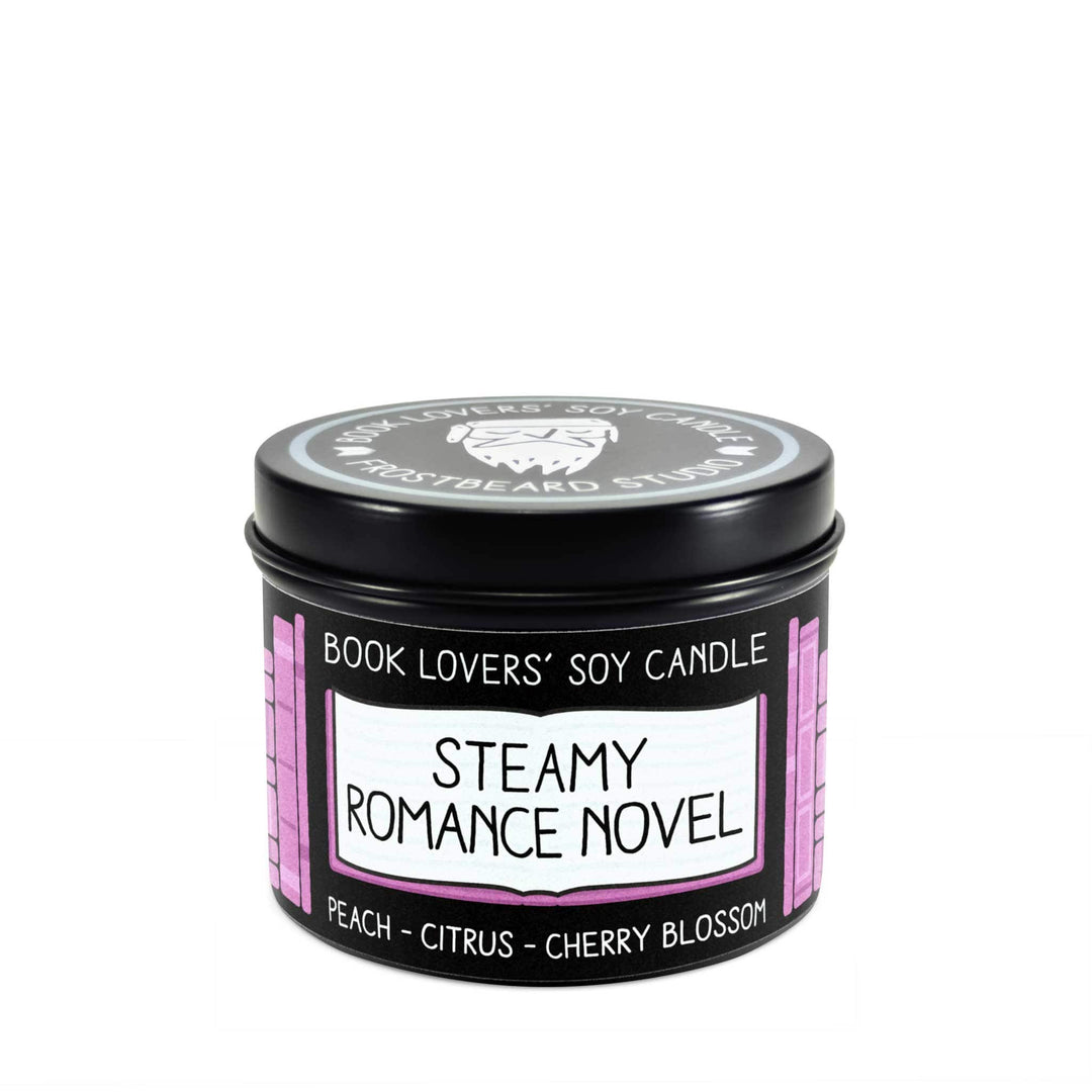 Steamy Romance Novel  -  4 oz Tin  -  4 oz Tin  -  Frostbeard Studio