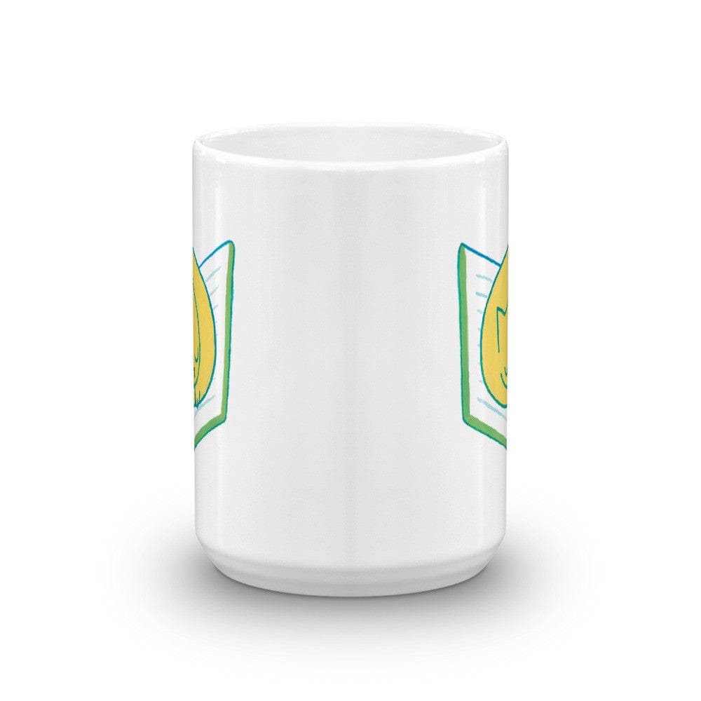 Cat Sleeping on Book - Mug  -   -  Mug  -  Frostbeard Studio