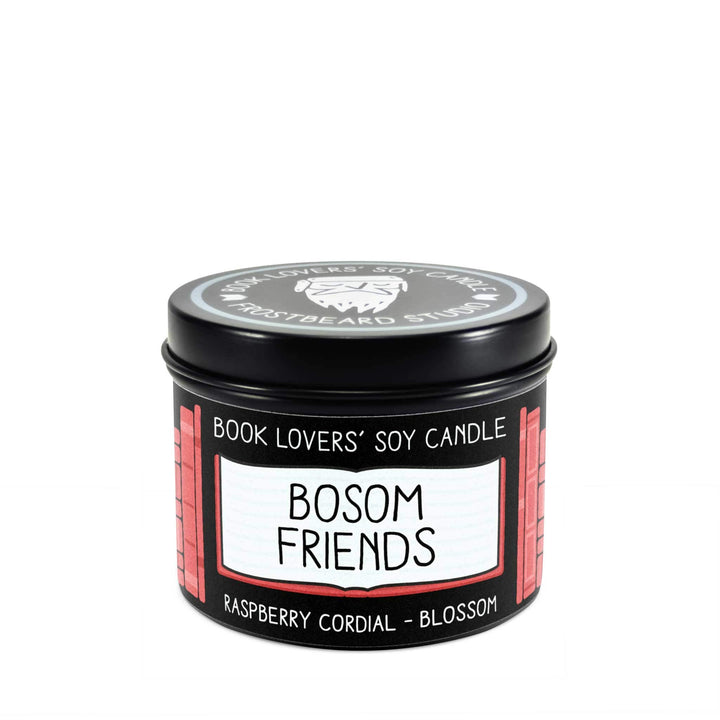 Bosom Friends  -  4 oz Tin  -  Book Lovers' Soy Candle  -  Frostbeard Studio