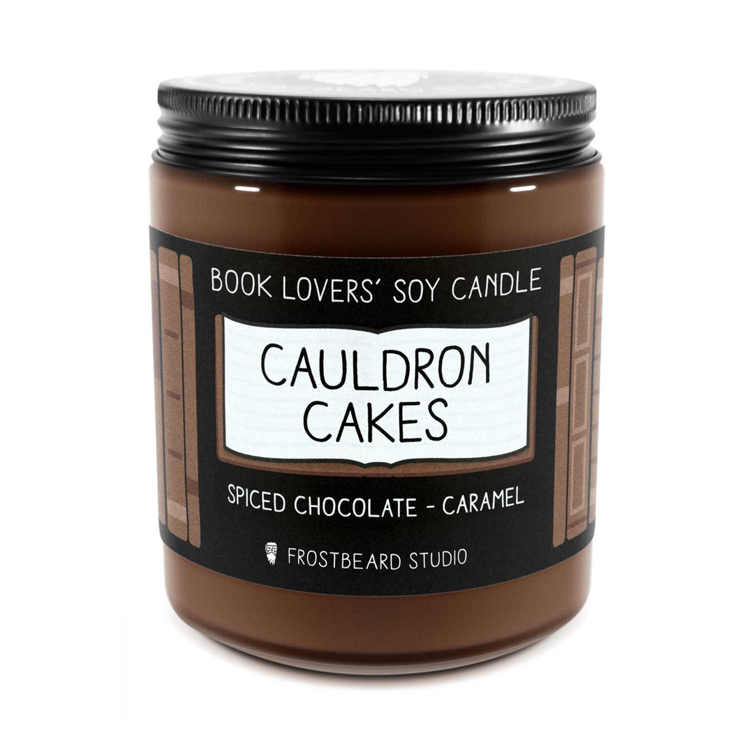 Cauldron Cakes  -  8 oz Jar  -  Book Lovers' Soy Candle  -  Frostbeard Studio