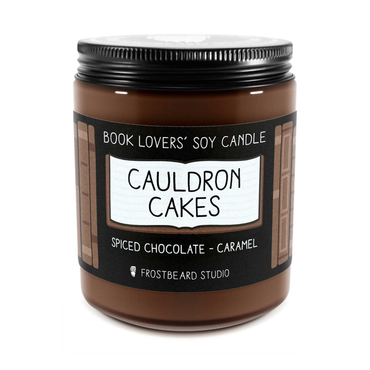 Cauldron Cakes  -  8 oz Jar  -  Book Lovers' Soy Candle  -  Frostbeard Studio