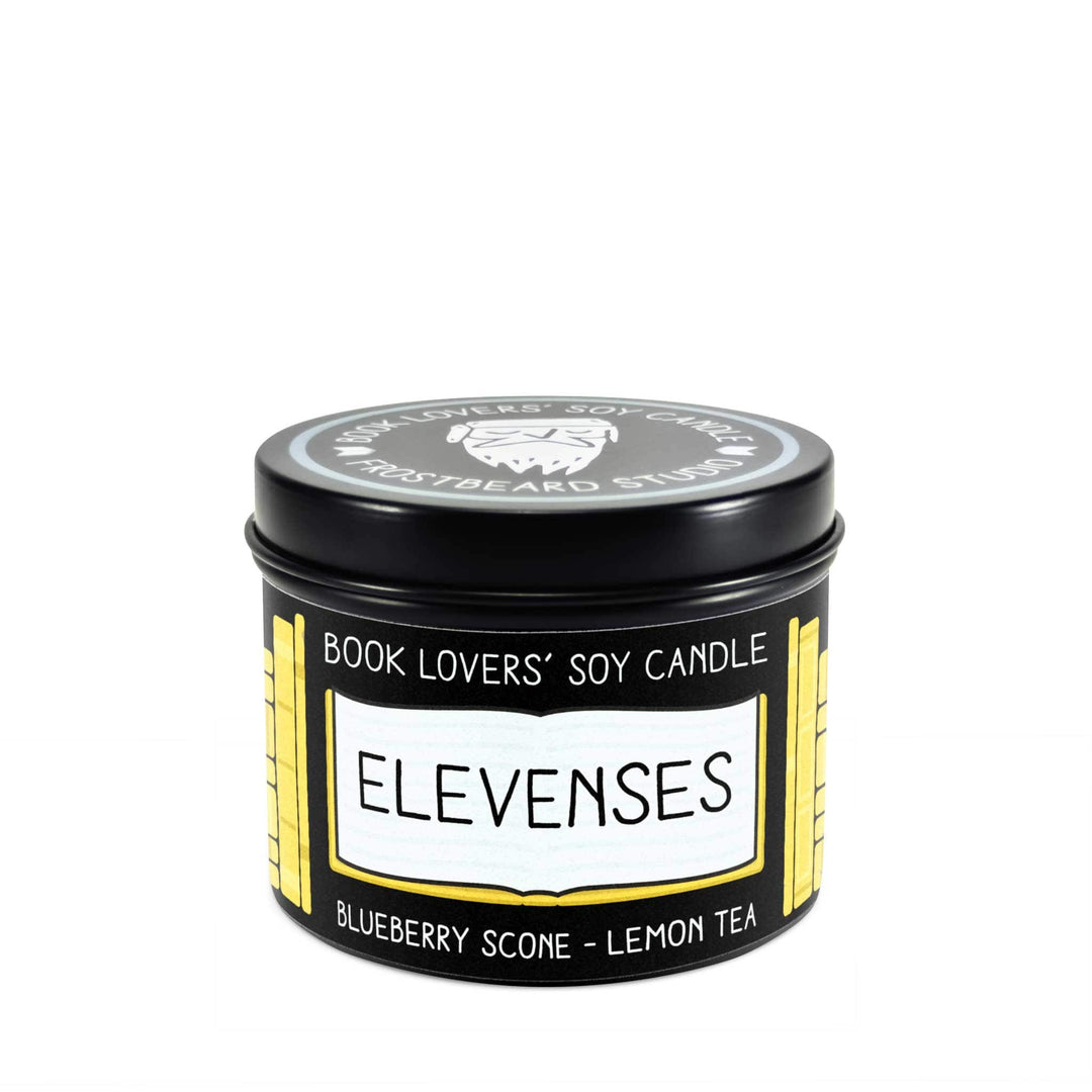 Elevenses  -  4 oz Tin  -  Book Lovers' Soy Candle  -  Frostbeard Studio