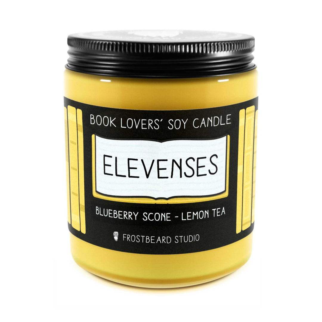 Elevenses  -  8 oz Jar  -  Book Lovers' Soy Candle  -  Frostbeard Studio