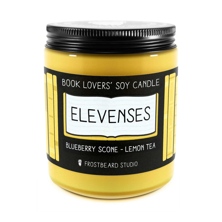 Elevenses  -  8 oz Jar  -  Book Lovers' Soy Candle  -  Frostbeard Studio