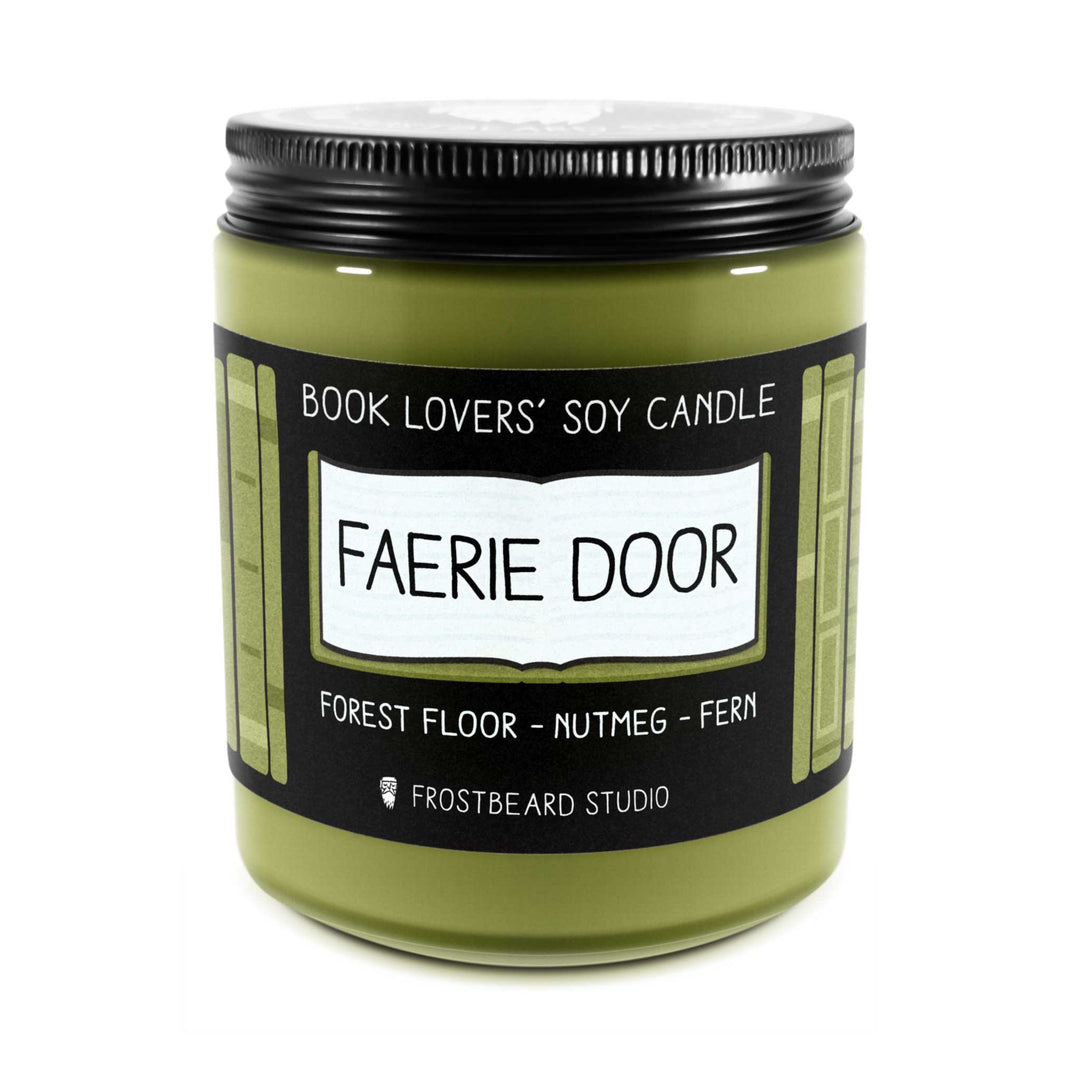 Faerie Door  -  8 oz Jar  -  Book Lovers' Soy Candle  -  Frostbeard Studio