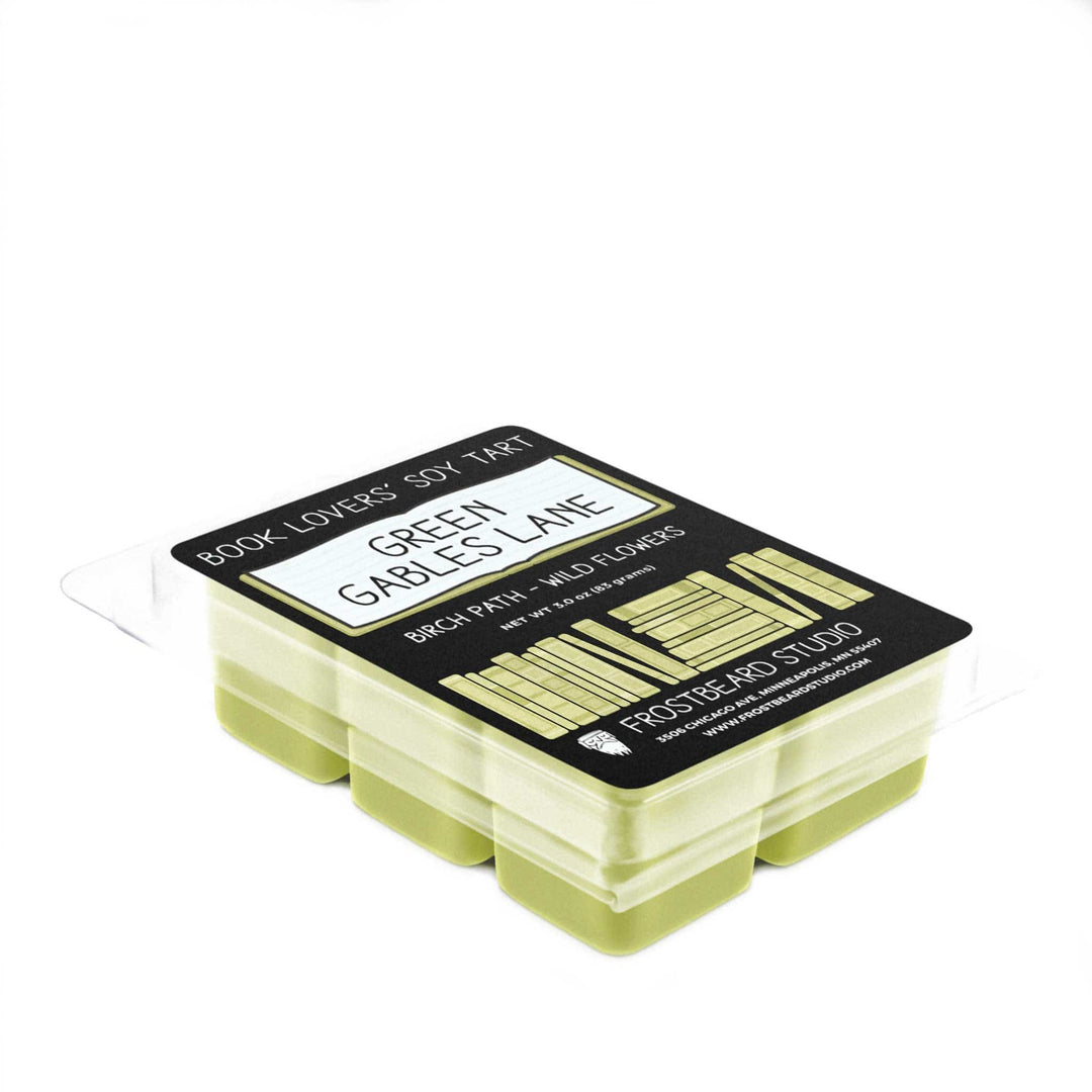 Green Gables Lane  -  Wax Melt  -  Book Lovers' Soy Candle  -  Frostbeard Studio