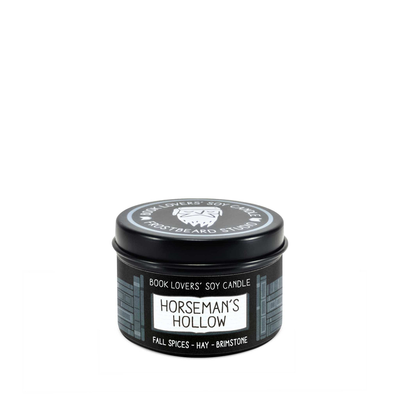 Horseman's Hollow - 2 oz Tin - Book Lovers' Soy Candle - Frostbeard Studio