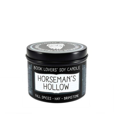 Horseman's Hollow - 4 oz Tin - Book Lovers' Soy Candle - Frostbeard Studio