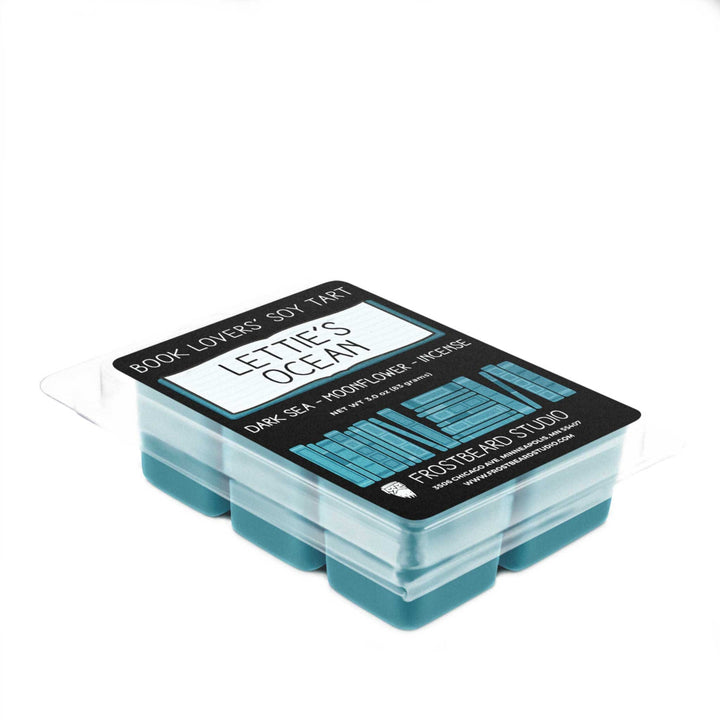 Lettie's Ocean  -  Wax Melt  -  Book Lovers' Soy Candle  -  Frostbeard Studio