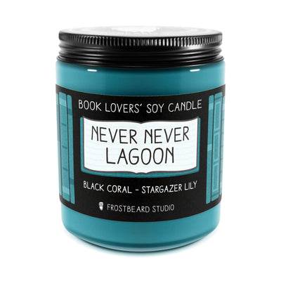 Never Never Lagoon - 8 oz Jar - Book Lovers' Soy Candle - Frostbeard Studio