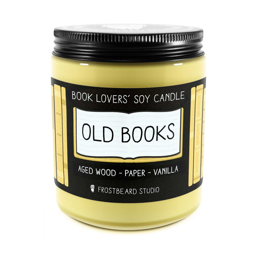 Old Books  -  8 oz Jar  -  8 oz Jar  -  Frostbeard Studio