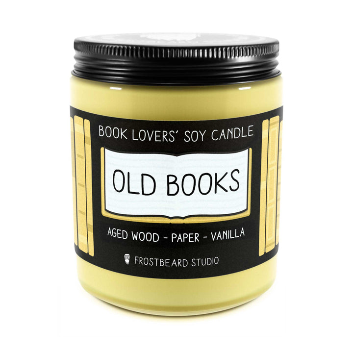 Old Books  -  8 oz Jar  -  8 oz Jar  -  Frostbeard Studio
