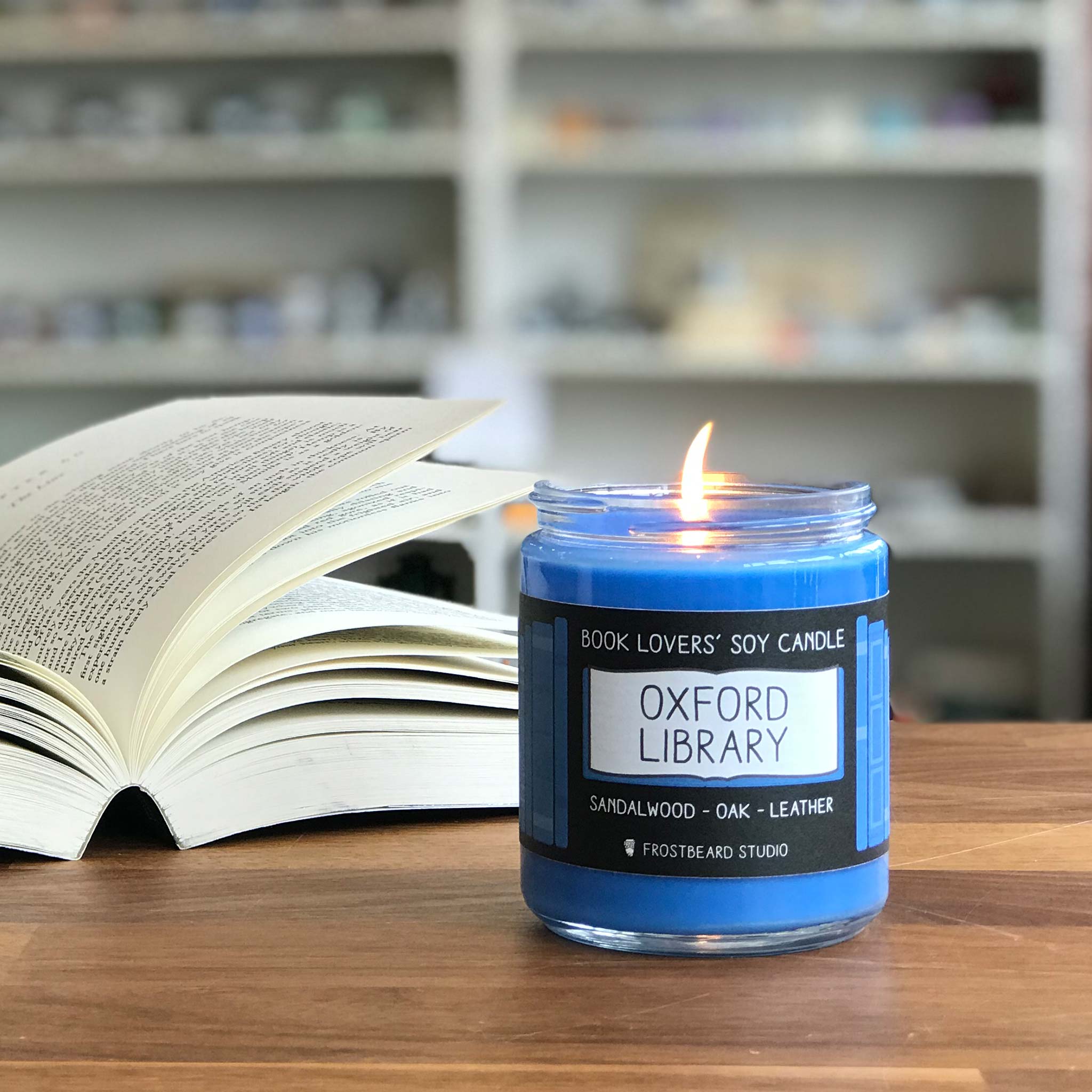 Oxford Library - 8 oz Candle | Frostbeard Studio