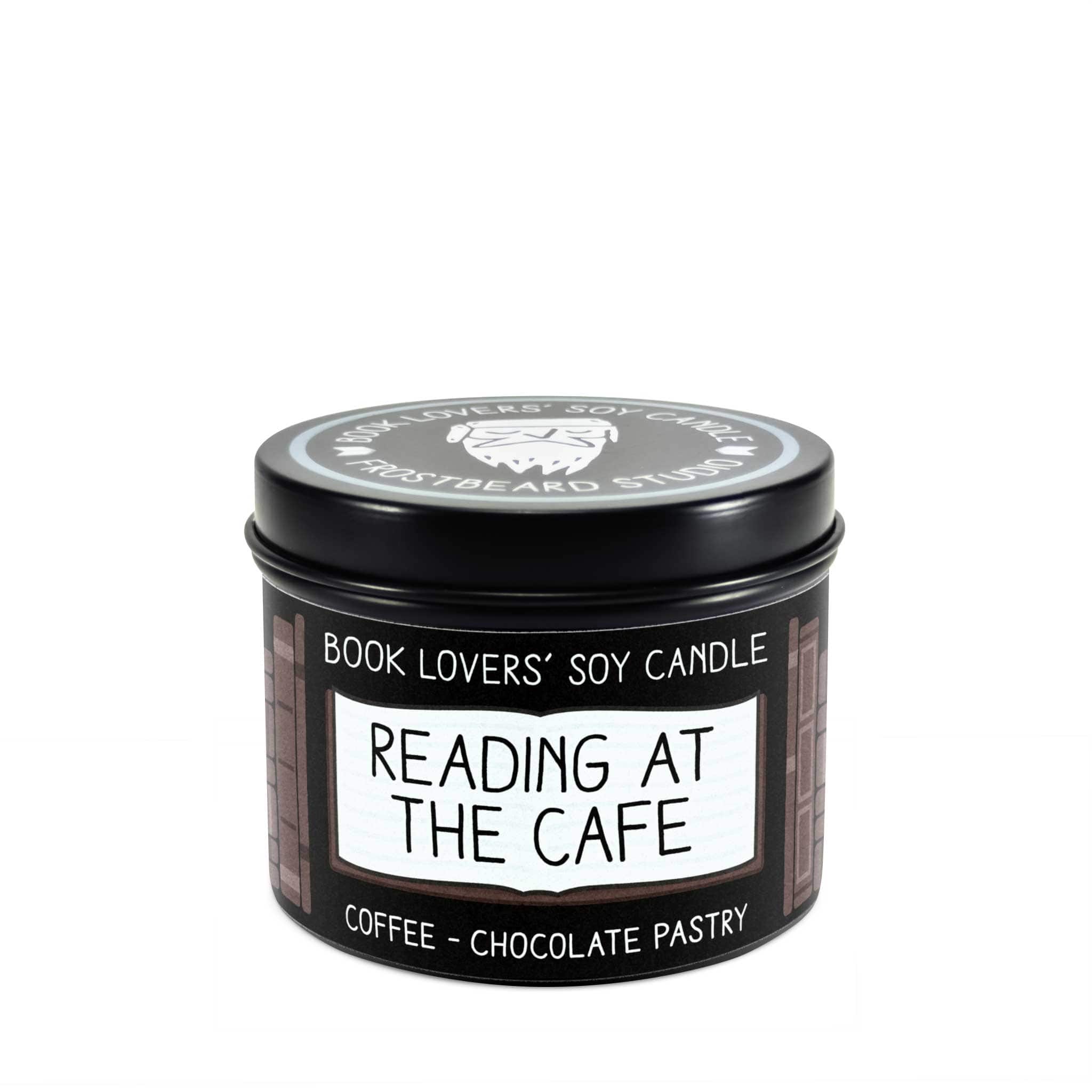 Reading at the Cafe︱Book Lovers' Soy Candles︱Frostbeard Studio