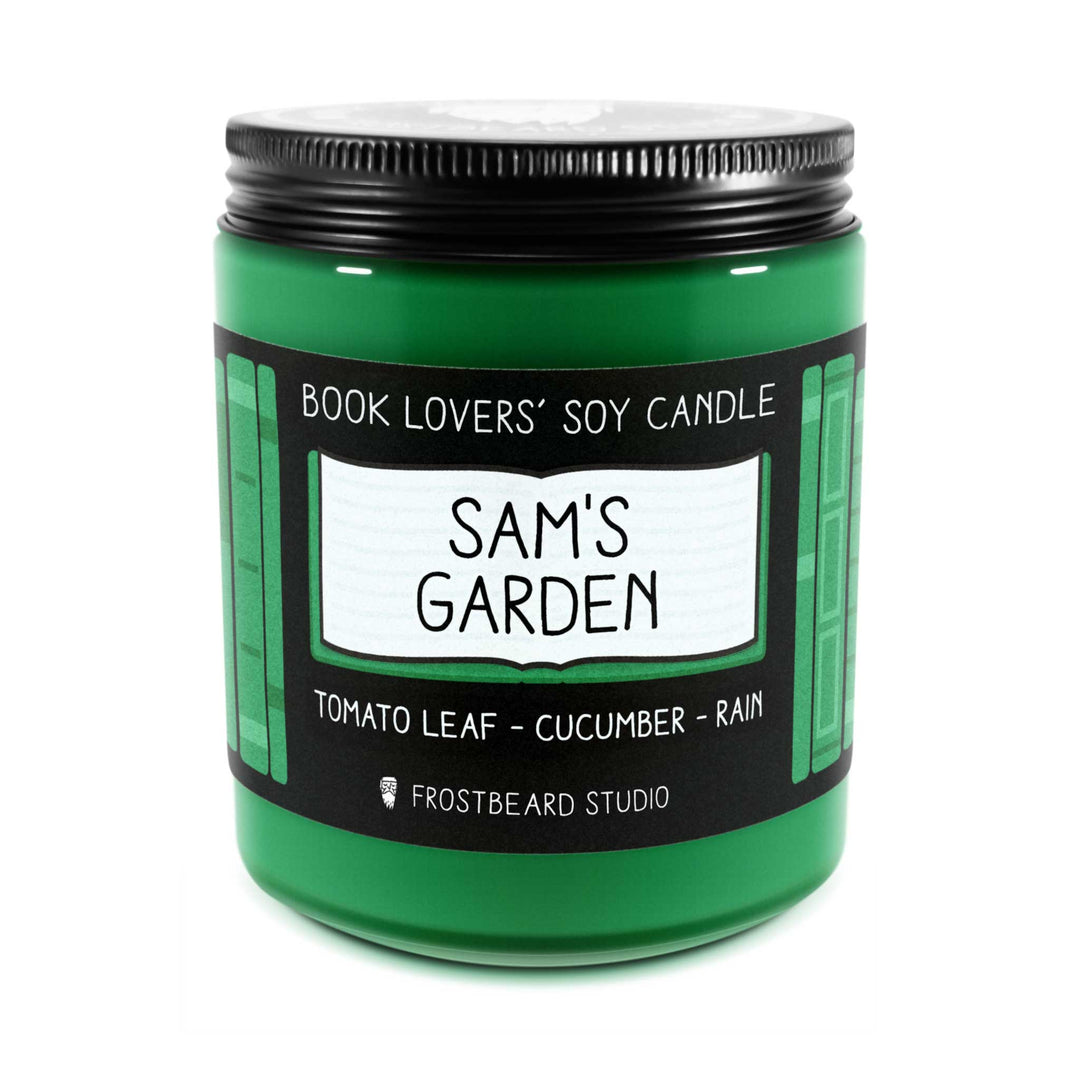 Sam's Garden  -  8 oz Jar  -  Book Lovers' Soy Candle  -  Frostbeard Studio