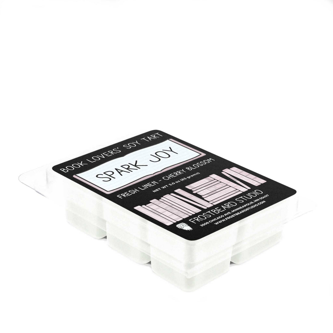 Spark Joy  -  Wax Melt  -  Book Lovers' Soy Candle  -  Frostbeard Studio
