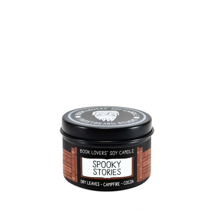 Spooky Stories  -  2 oz Tin  -  Book Lovers' Soy Candle  -  Frostbeard Studio