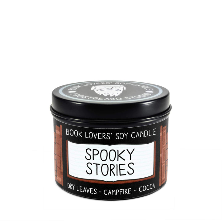 Spooky Stories  -  4 oz Tin  -  Book Lovers' Soy Candle  -  Frostbeard Studio
