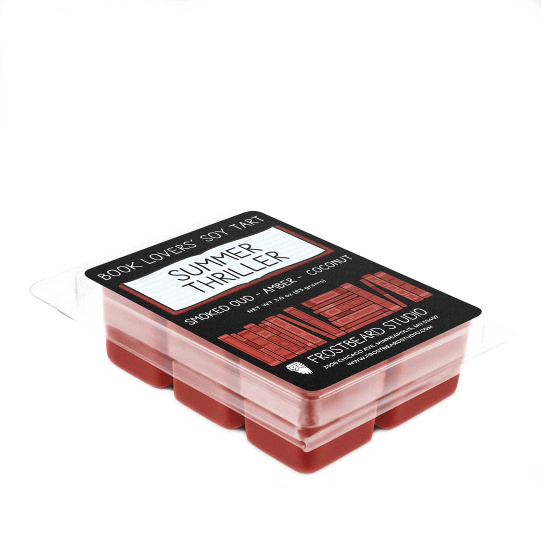 Summer Thriller  -  Wax Melt  -  Book Lovers' Soy Candle  -  Frostbeard Studio