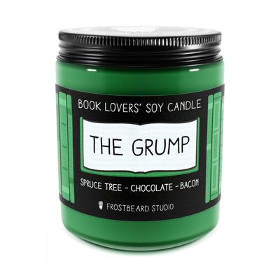 The Grump - 8 oz Jar - Book Lovers' Soy Candle - Frostbeard Studio
