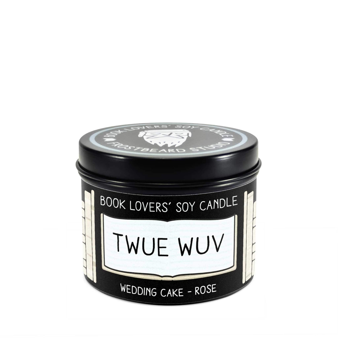 Twue Wuv  -  4 oz Tin  -  Book Lovers' Soy Candle  -  Frostbeard Studio