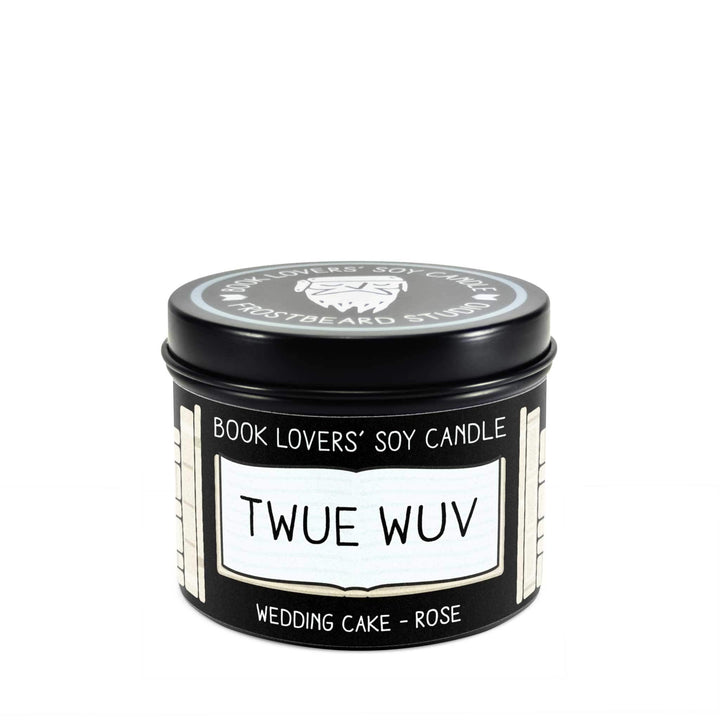 Twue Wuv  -  4 oz Tin  -  Book Lovers' Soy Candle  -  Frostbeard Studio