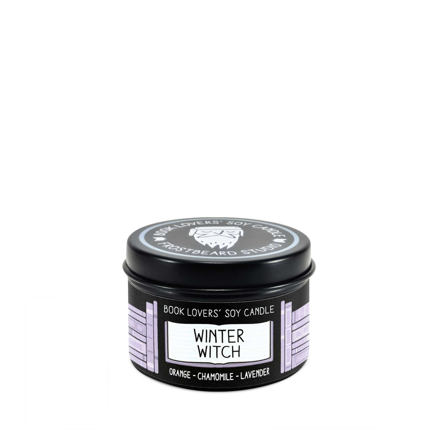 Winter Witch  -  2 oz Tin  -  Book Lovers' Soy Candle  -  Frostbeard Studio