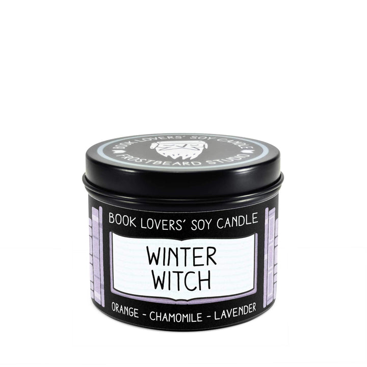 Winter Witch  -  4 oz Tin  -  Book Lovers' Soy Candle  -  Frostbeard Studio