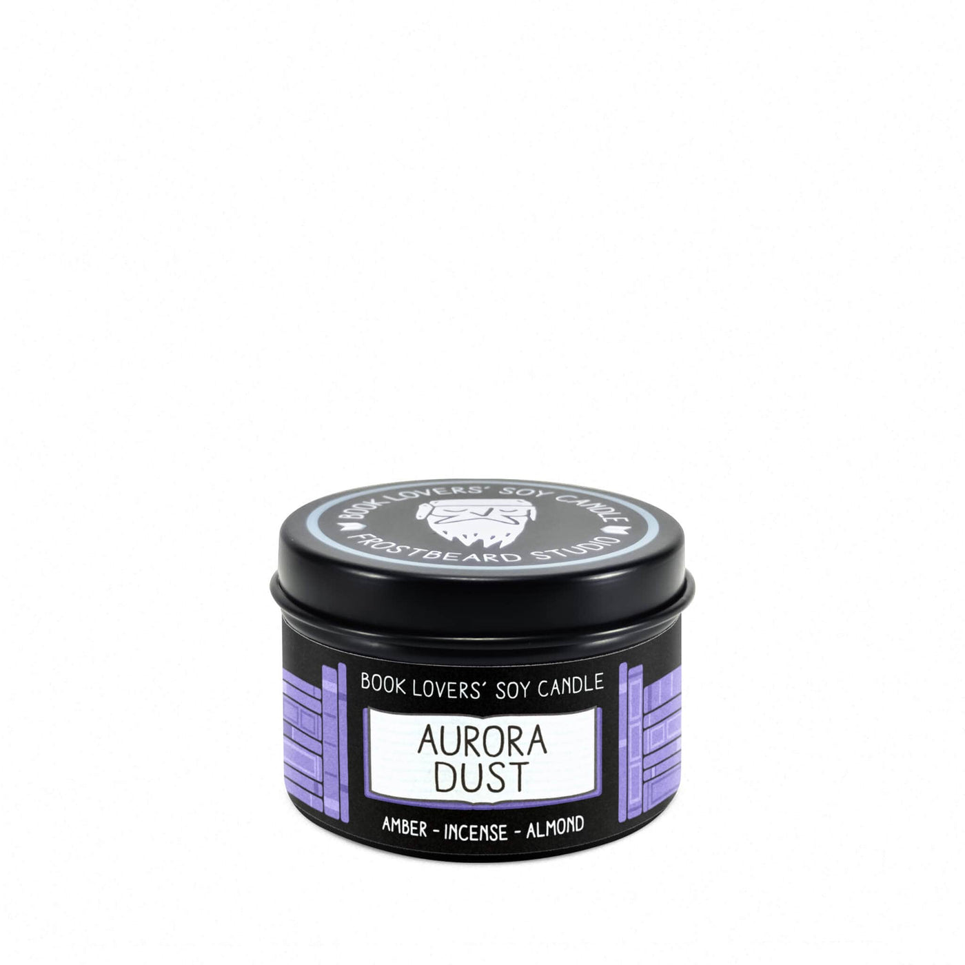 Aurora Dust - 2 oz Jar - Book Lovers' Soy Candle - Frostbeard Studio