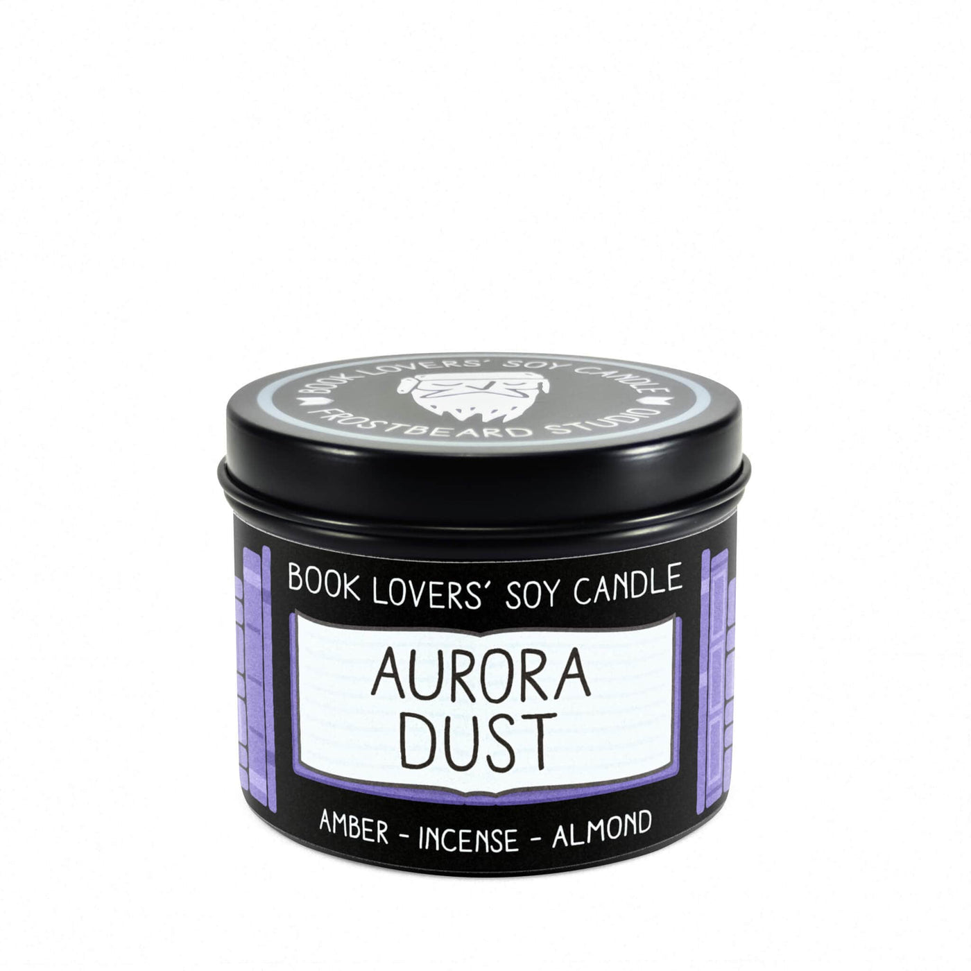 Aurora Dust - 4 oz Jar - Book Lovers' Soy Candle - Frostbeard Studio