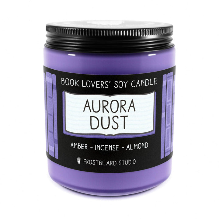 Aurora Dust  -  8 oz Jar  -  Book Lovers' Soy Candle  -  Frostbeard Studio