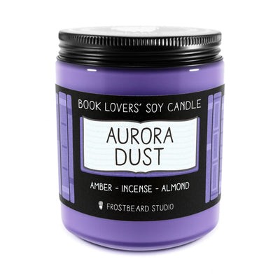Aurora Dust - 8 oz Jar - Book Lovers' Soy Candle - Frostbeard Studio