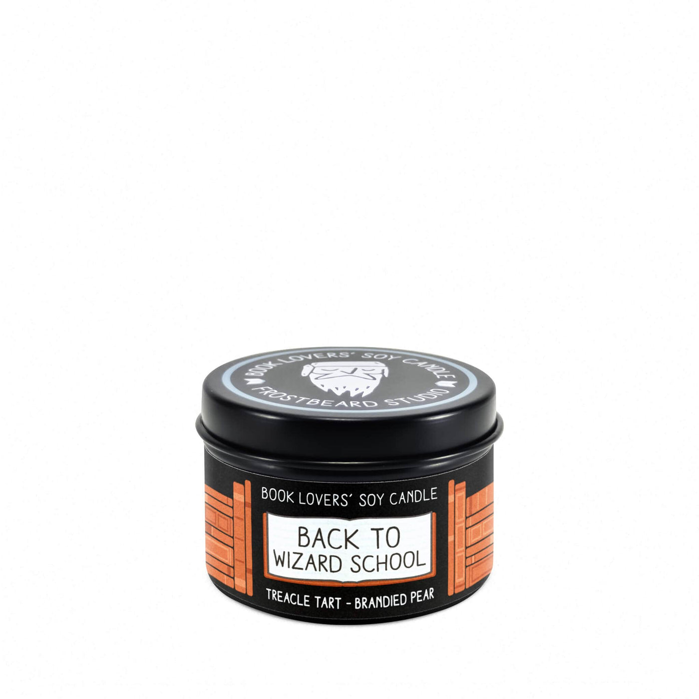 Back to Wizard School - 2 oz Tin - Book Lovers' Soy Candle - Frostbeard Studio