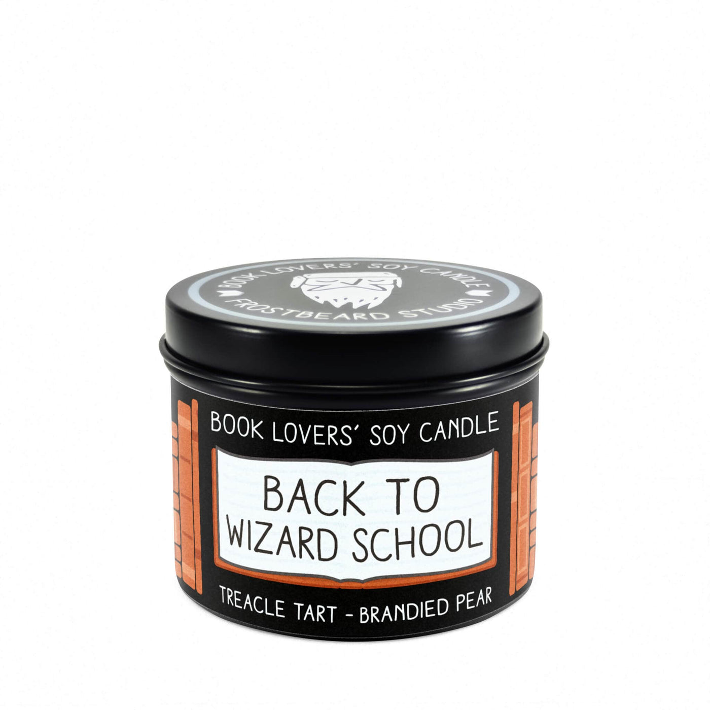Back to Wizard School - 4 oz Tin - Book Lovers' Soy Candle - Frostbeard Studio