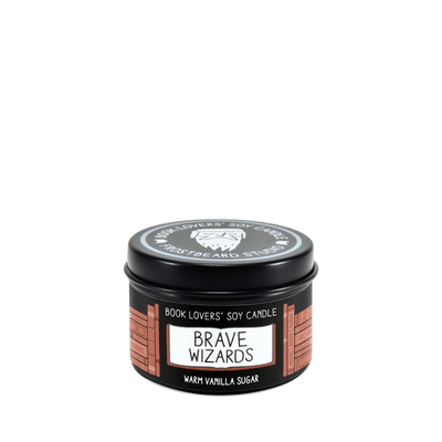 Brave Wizards - 2 oz Tin - Book Lovers' Soy Candle - Frostbeard Studio