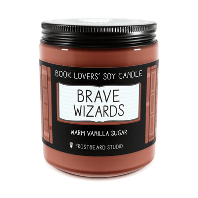 Brave Wizards - 8 oz Jar - Book Lovers' Soy Candle - Frostbeard Studio
