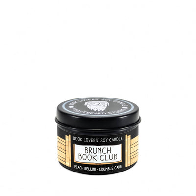 Brunch Book Club - 2 oz Tin - Book Lovers' Soy Candle - Frostbeard Studio