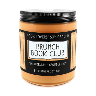 Brunch Book Club - 8 oz Jar - Book Lovers' Soy Candle - Frostbeard Studio