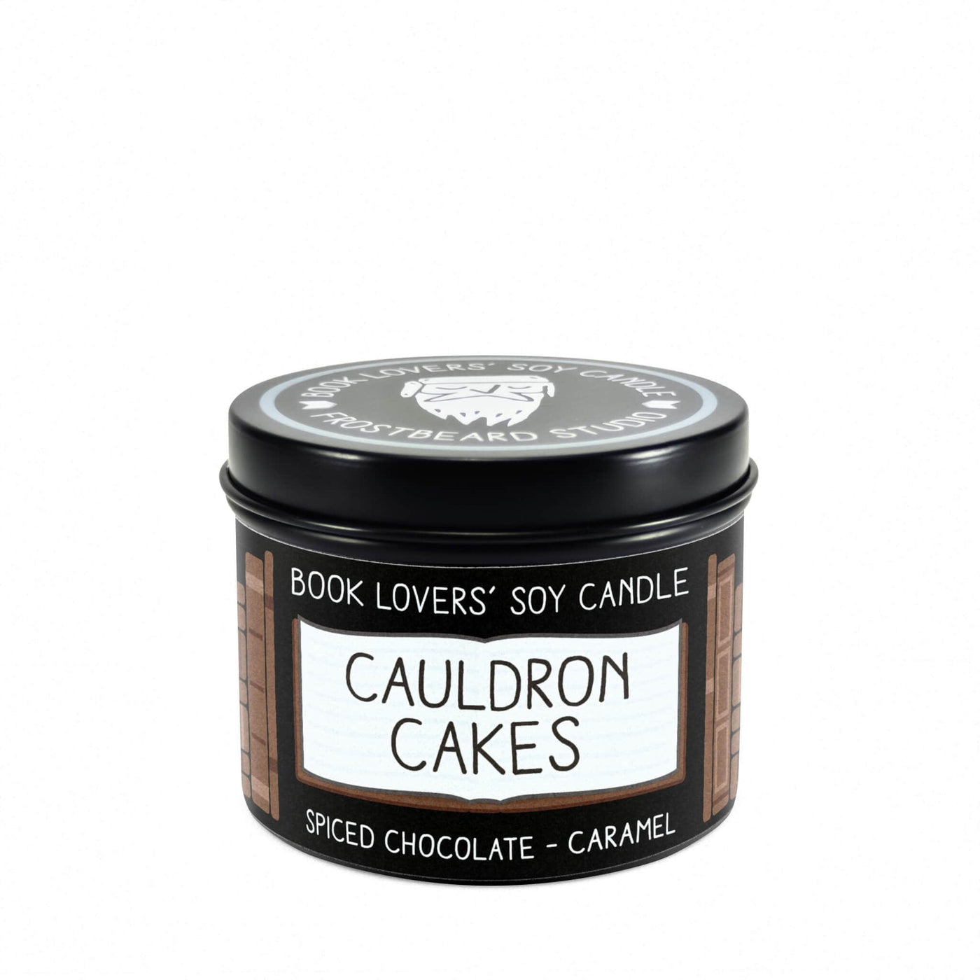 Cauldron Cakes - 4 oz Tin - Book Lovers' Soy Candle - Frostbeard Studio
