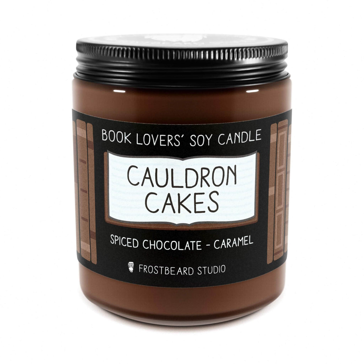 Cauldron Cakes  -  8 oz Jar  -  Book Lovers' Soy Candle  -  Frostbeard Studio