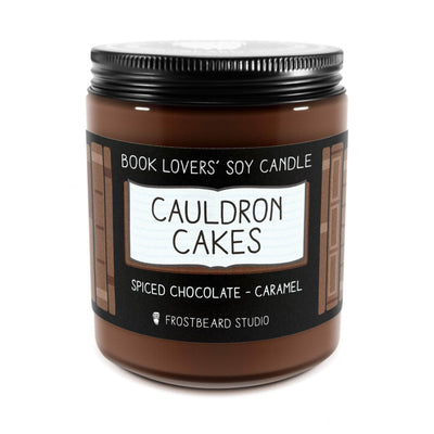 Cauldron Cakes - 8 oz Jar - Book Lovers' Soy Candle - Frostbeard Studio