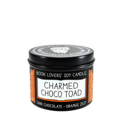 Charmed Choco Toad - 4 oz Tin - Book Lovers' Soy Candle - Frostbeard Studio