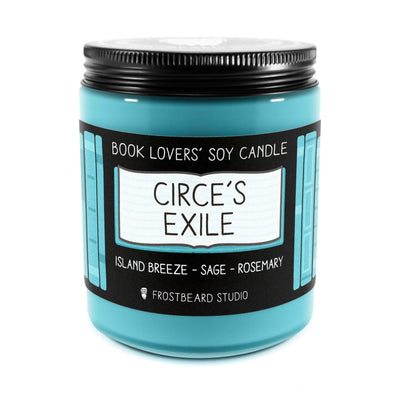 Circe's Exile - 8 oz Jar - Book Lovers' Soy Candle - Frostbeard Studio