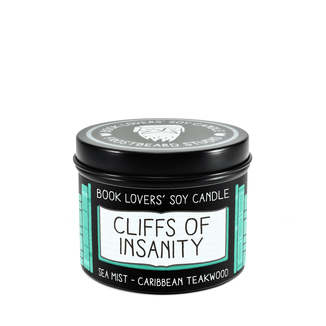 Cliffs of Insanity  -  4 oz Tin  -  Book Lovers' Soy Candle  -  Frostbeard Studio
