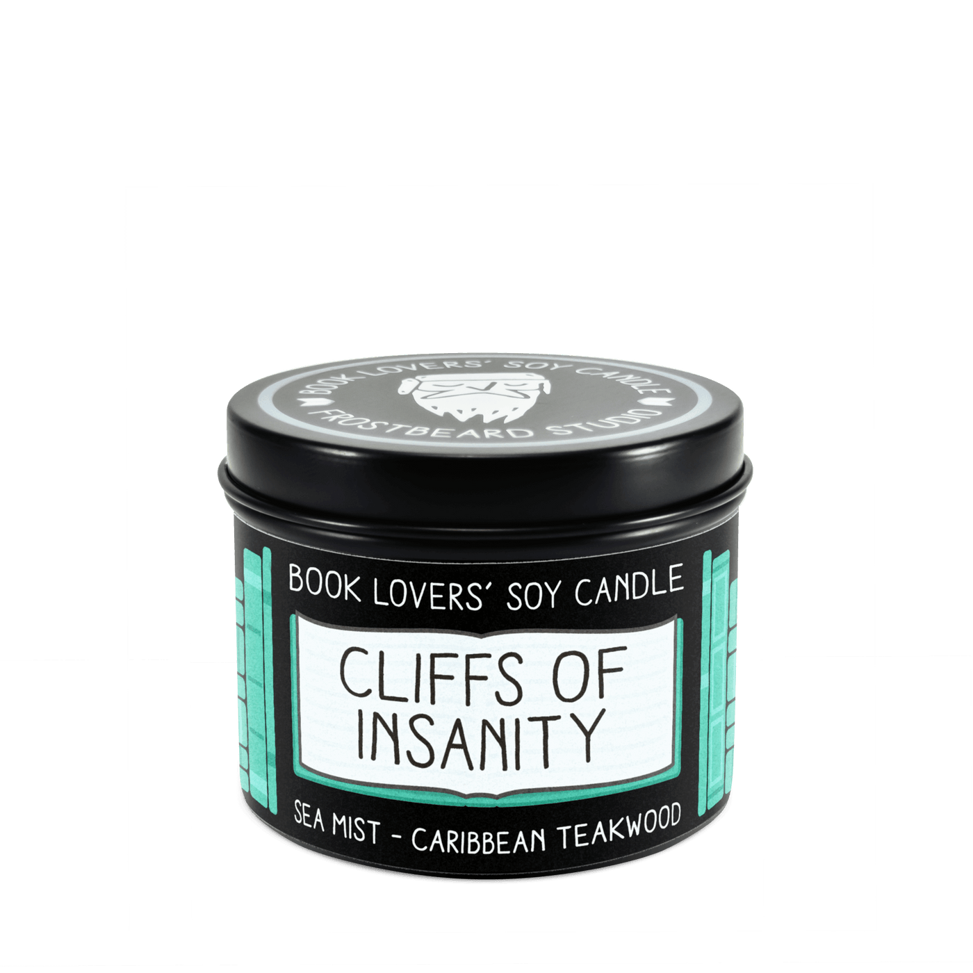 Cliffs of Insanity - 4 oz Tin - Book Lovers' Soy Candle - Frostbeard Studio
