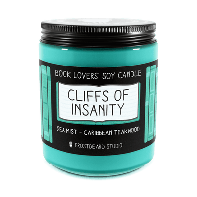 Cliffs of Insanity - 8 oz Jar - Book Lovers' Soy Candle - Frostbeard Studio